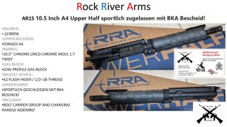 Wechselsystem RRA 10,5 Zoll A4 sportlich zugelassen!!.223Rem. Neu kein Schmeisser, Oberland Arms