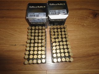 100 St 9,3x62 S&B in Original Verpackung Hülsen Wiederladen