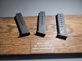 Magazine P 1 Walther P 38 3 Stück mit Walther Schleife 9x19