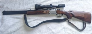 Blaser 95 Kaliber 12/76 + 7x65R Zeiss 3-12x56 Leuchtpunkt