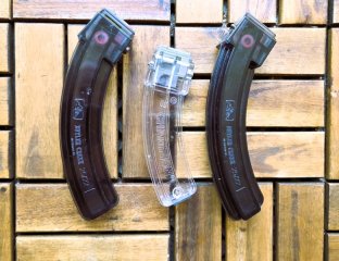 3 Gebrauchte Magazine für Halbautomatische Büchse Ruger im Kal. .22 Lr.
