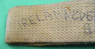 2 Koppelschuhe Seitengewehrtragetaschen gewebt GB/Dominion