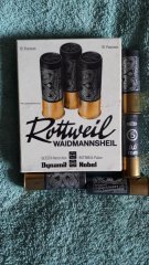 80 Schwarze WAIDMANNSHEIL Kal. 16/70