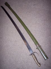 japanisches ? Schwert ? Katana ? Bajonett Arisaka Nambu Walther Mauser MP40 Konvolut Dachbodenfund
