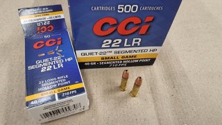 .22LR 40grs CCI Quiet-22 Segmented HP 50 Stk. No. 970 #