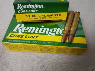.30-06/180grs SP Remington Core-Lokt Rundkopf 20 Stk. #R30064#