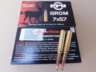 7x57/158 grs. Grom PPU A-396 20 stk. #SSZ Berka