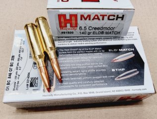6,5Creedmoor/140grs ELD Match Hornady 20 stk. No. 81500 #