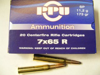 7x65R/174grs. Teilmantel A-122 PPU 100 stk.