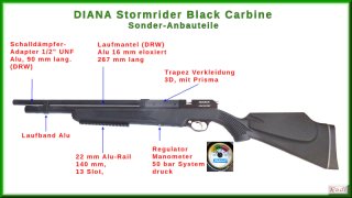 DIANA Stormrider Black Carbine