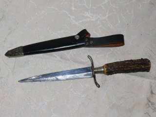 Trachtenmesser Jagdmesser Jagdnicker mit Scheide