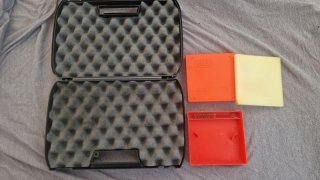 Aufbewahrungsbox / Transportbox - RECK P6/P8/P10 - und einmal für Größe Pistolen/ Revolver