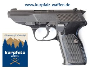 Walther P5 Polizeipistole Rheinland-Pfalz, Kal. 9mm Luger inkl. Box mit Anschussscheibe --selten!--