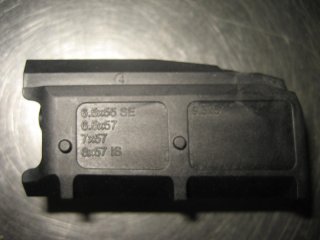 Blaser R8 Magazin Einsatz Nr 4 für 6,5x55 SE, 6,5x57, 7x57,8x57IS u 9,3x57